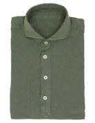 Polera lino Verde caza