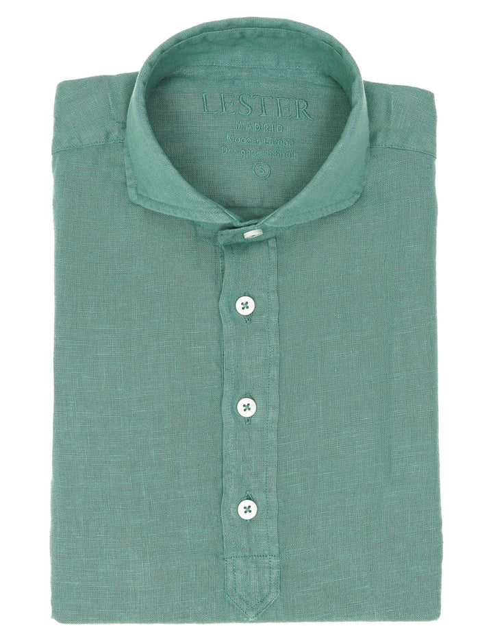 Polera lino Verde claro