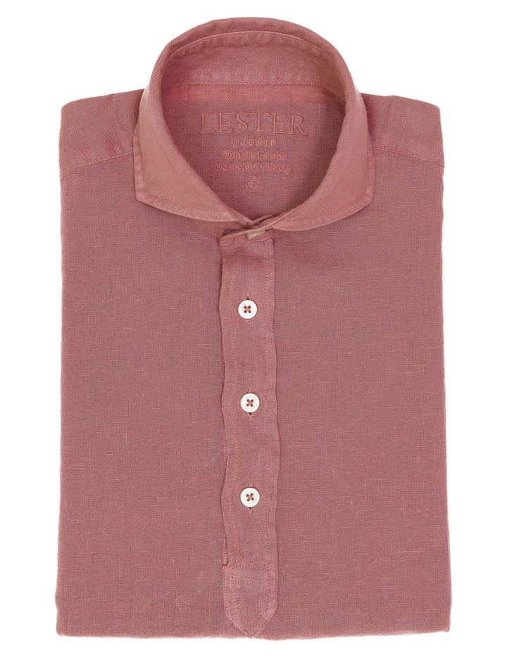 Polera lino Rosa