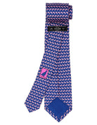 Corbata perritos Azul/rosa