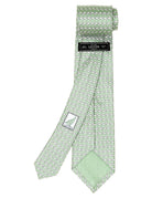 Corbata perritos Verde/gris