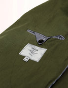 Chaqueta lino lavada Verde