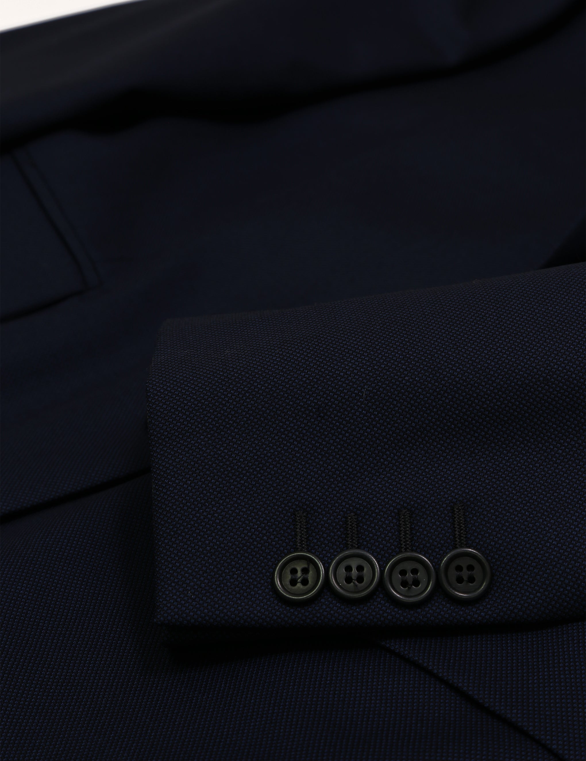 Traje ojo de perdiz  s/p Azul marino