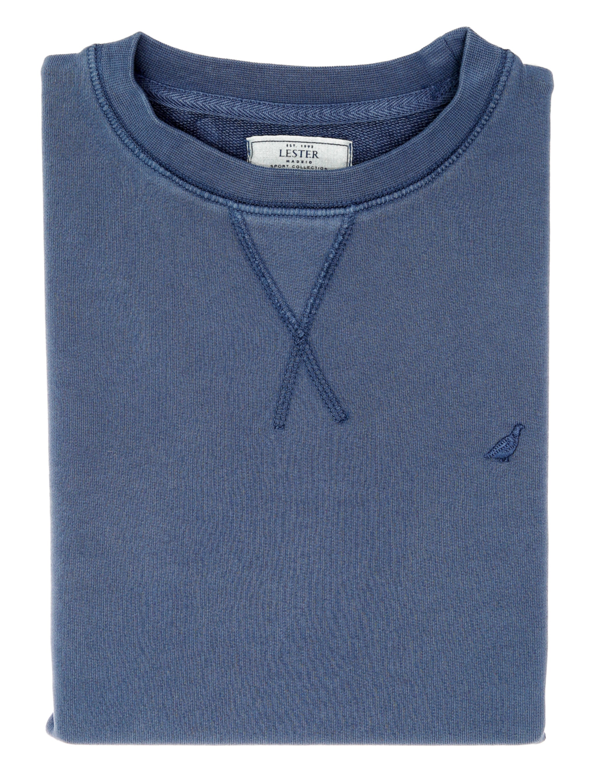 Sudadera lavada perdiz Azul marino