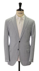 Chaqueta seersucker Azul