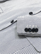 Chaqueta seersucker Azul