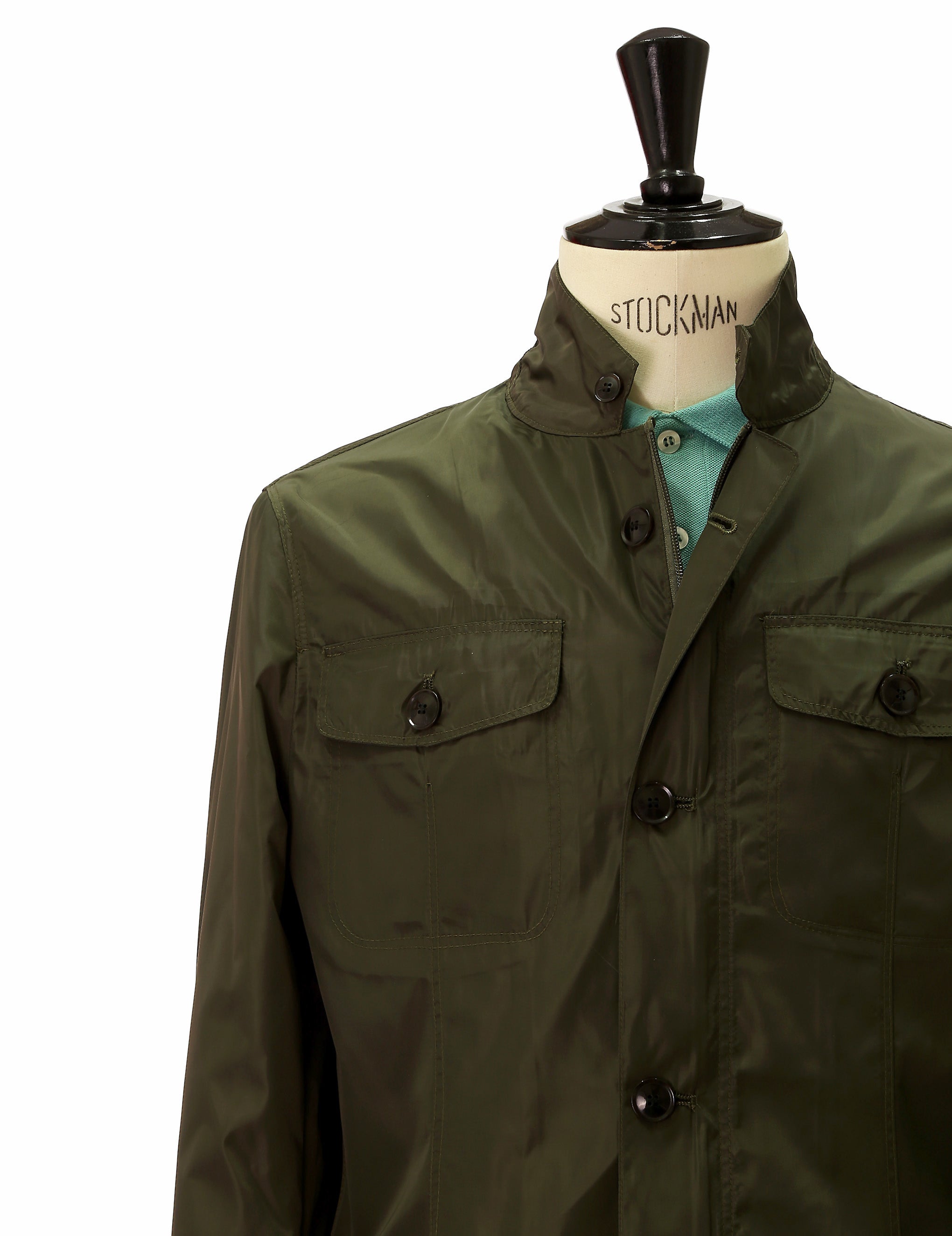 Chaqueta blazer impermeable Kaki