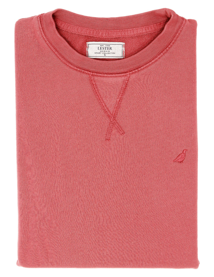 Sudadera lavada perdiz Burdeos
