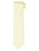 Corbata hojas Amarillo/gris
