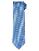 Corbata cadena anclas Azul/azul