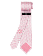 Corbata boton Rosa/azul