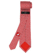 Corbata hojas Rojo/azul