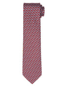 Corbata vespas Rojo/azul