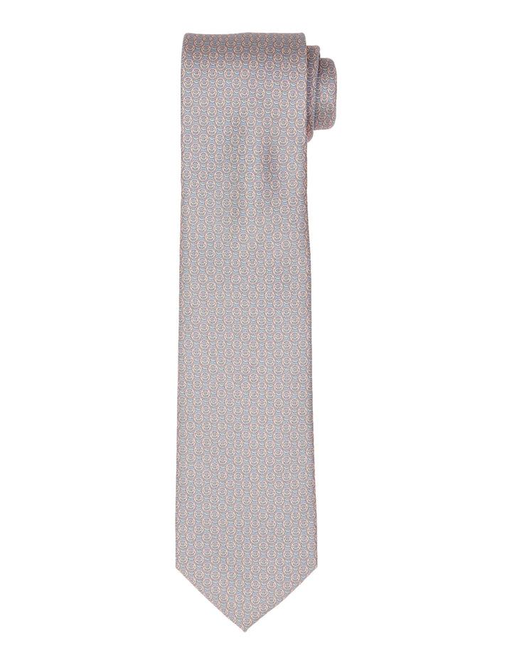 Corbata boton Azul/rosa