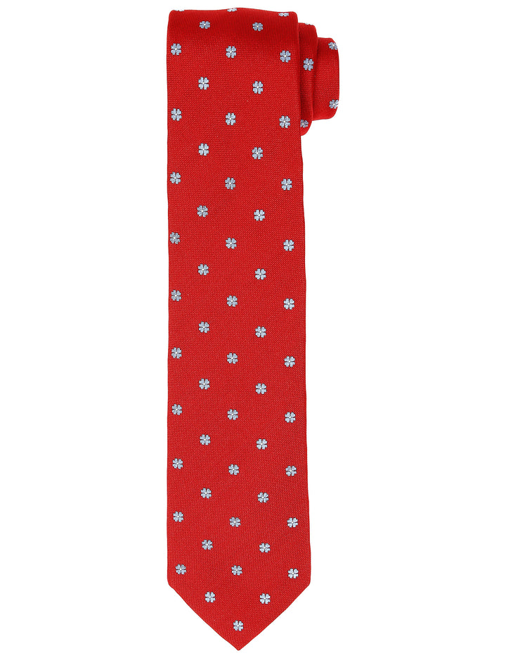 Corbata trebol Rojo/azul