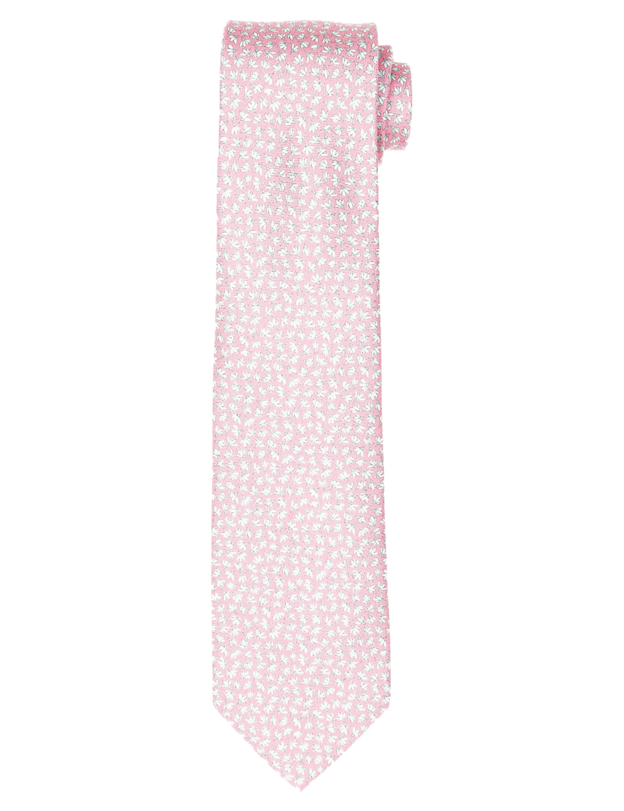 Corbata hojas Rosa/azul