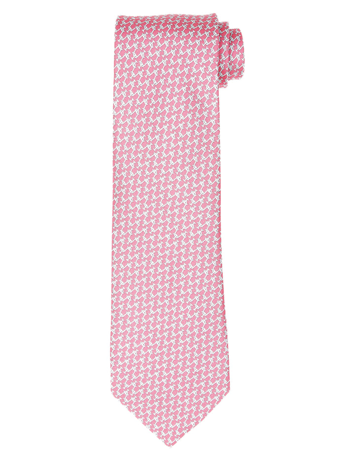 Corbata cadena anclas Rosa/azul