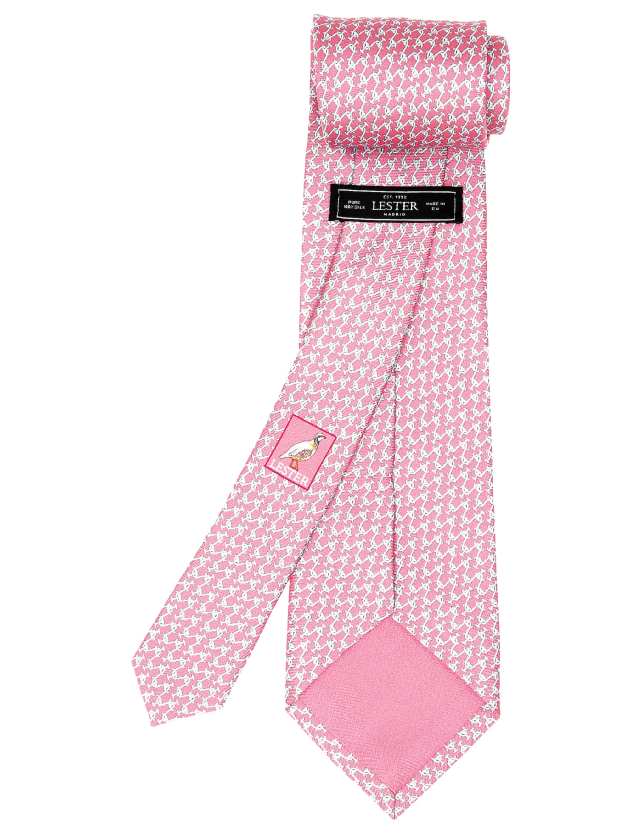 Corbata cadena anclas Rosa/azul