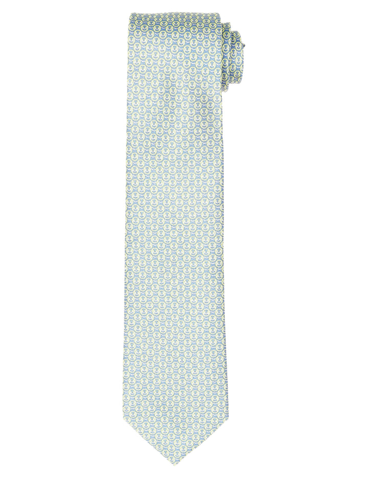 Corbata boton Azul/verde