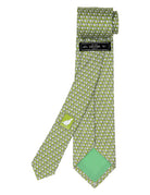 Corbata vespas Verde/azul