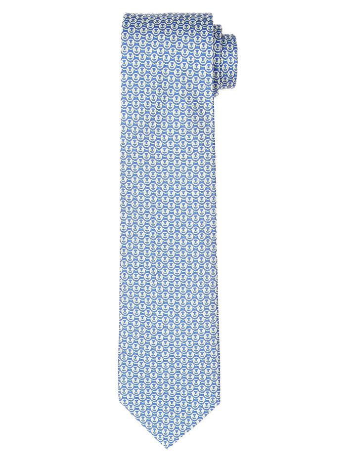 Corbata boton Azul/azul