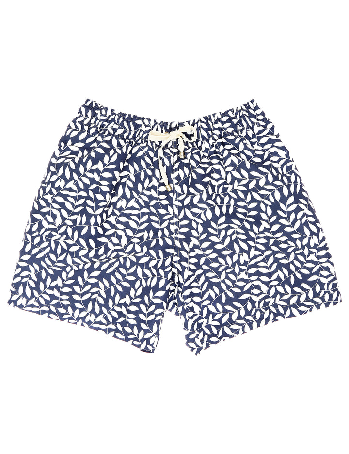 Traje de baño ramas Azul/blanco