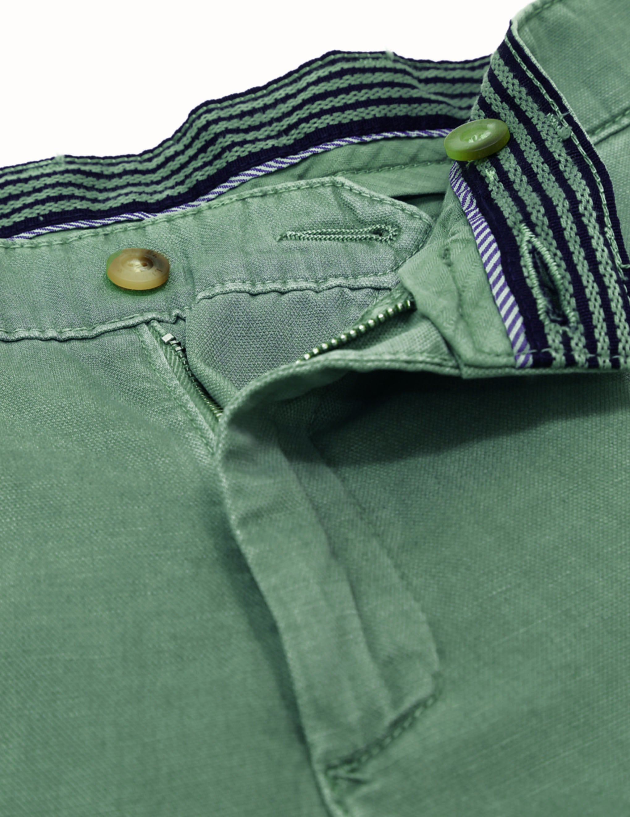 Bermuda lino algodón Verde