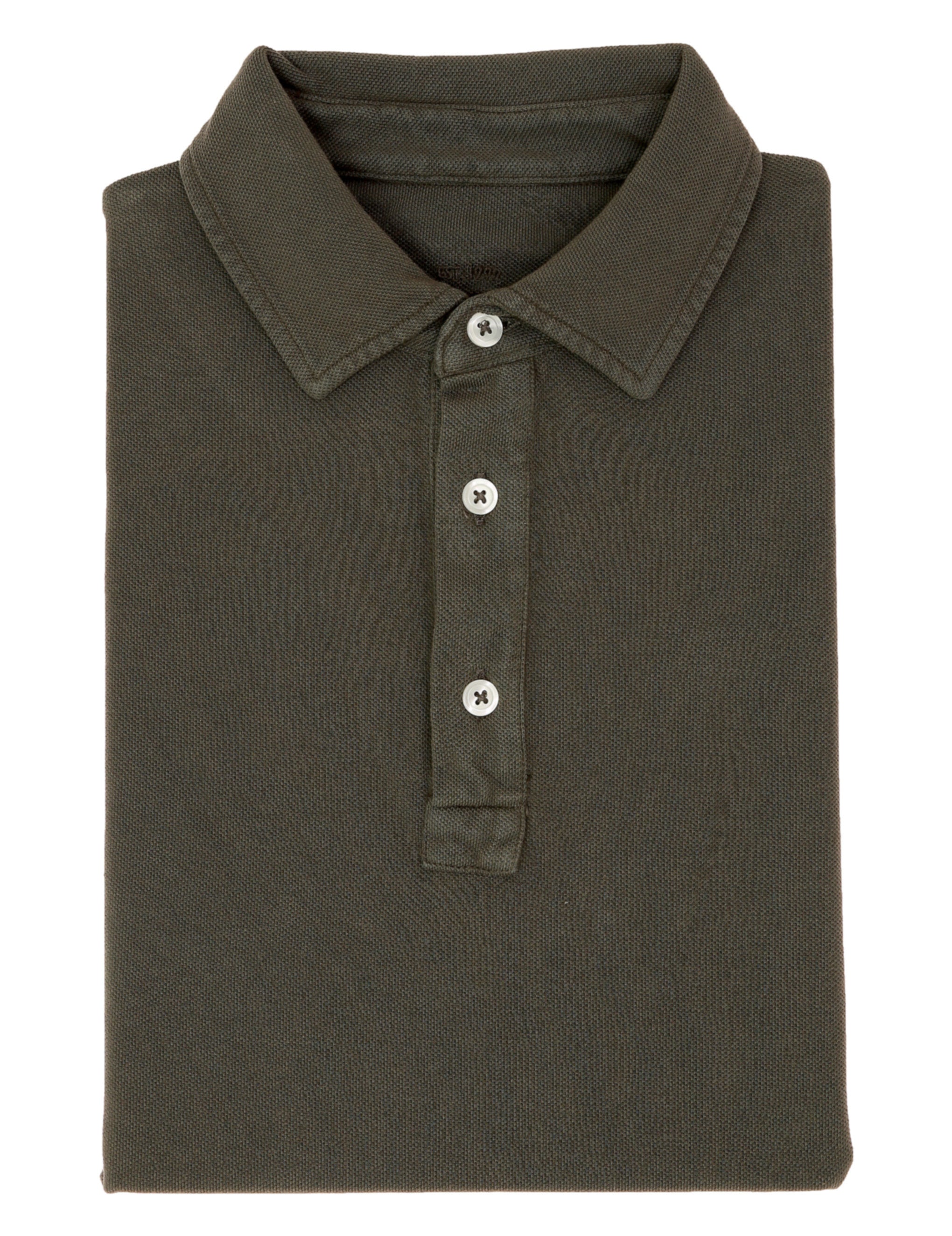 Polo pique lavado Gris