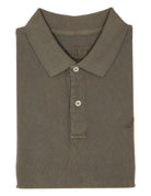 Polo manga corta lavado perdiz Gris