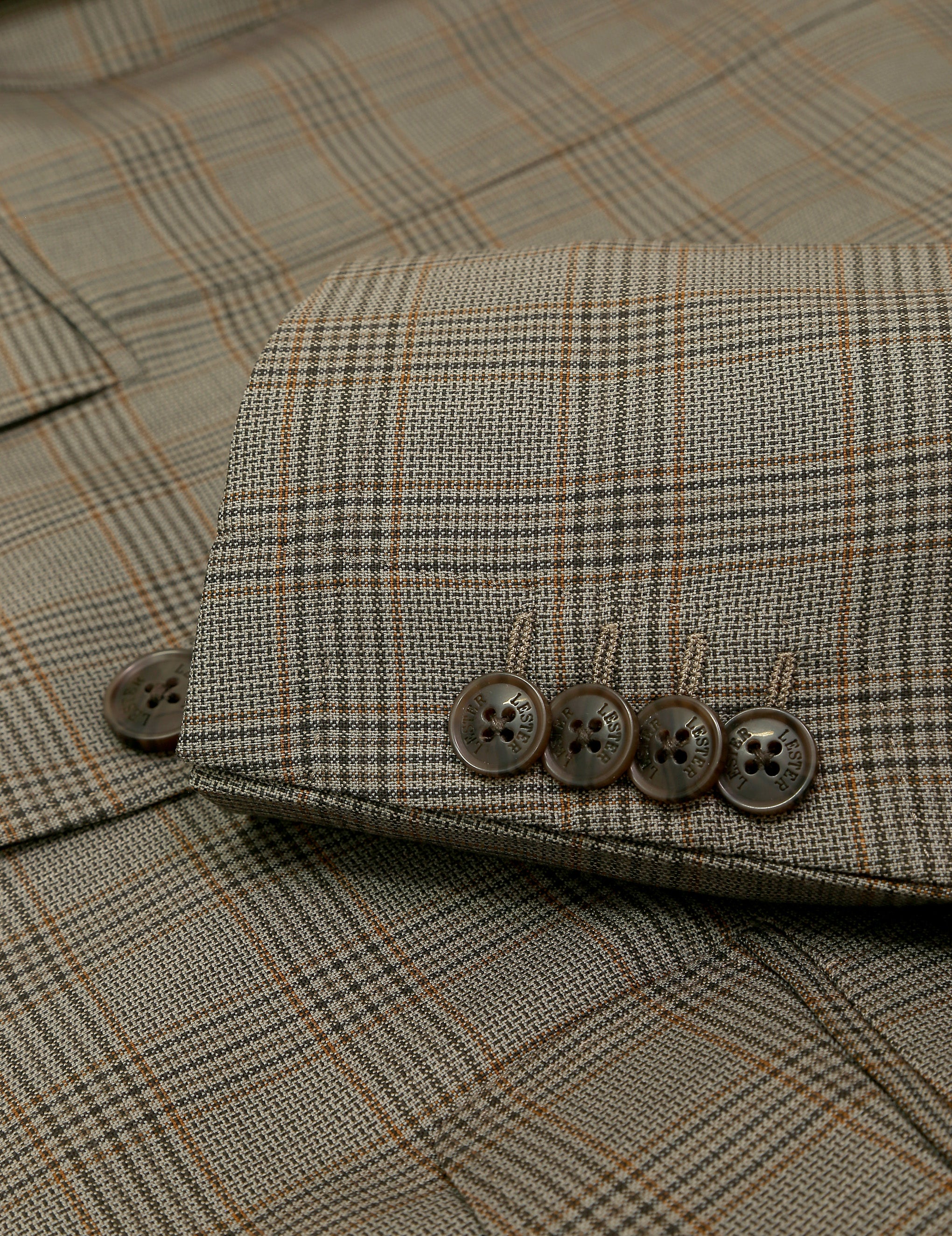 Chaqueta principe gales lana Verde