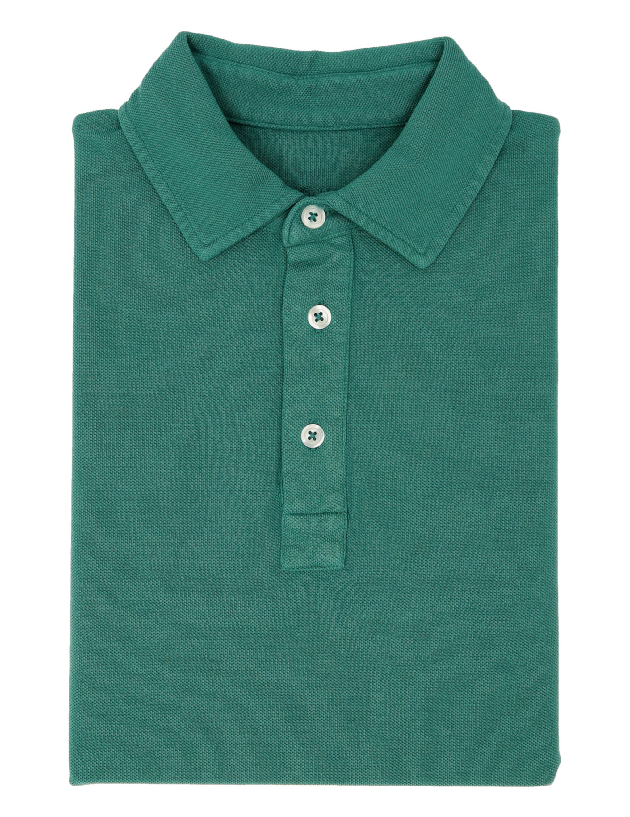 Polo pique lavado Verde claro