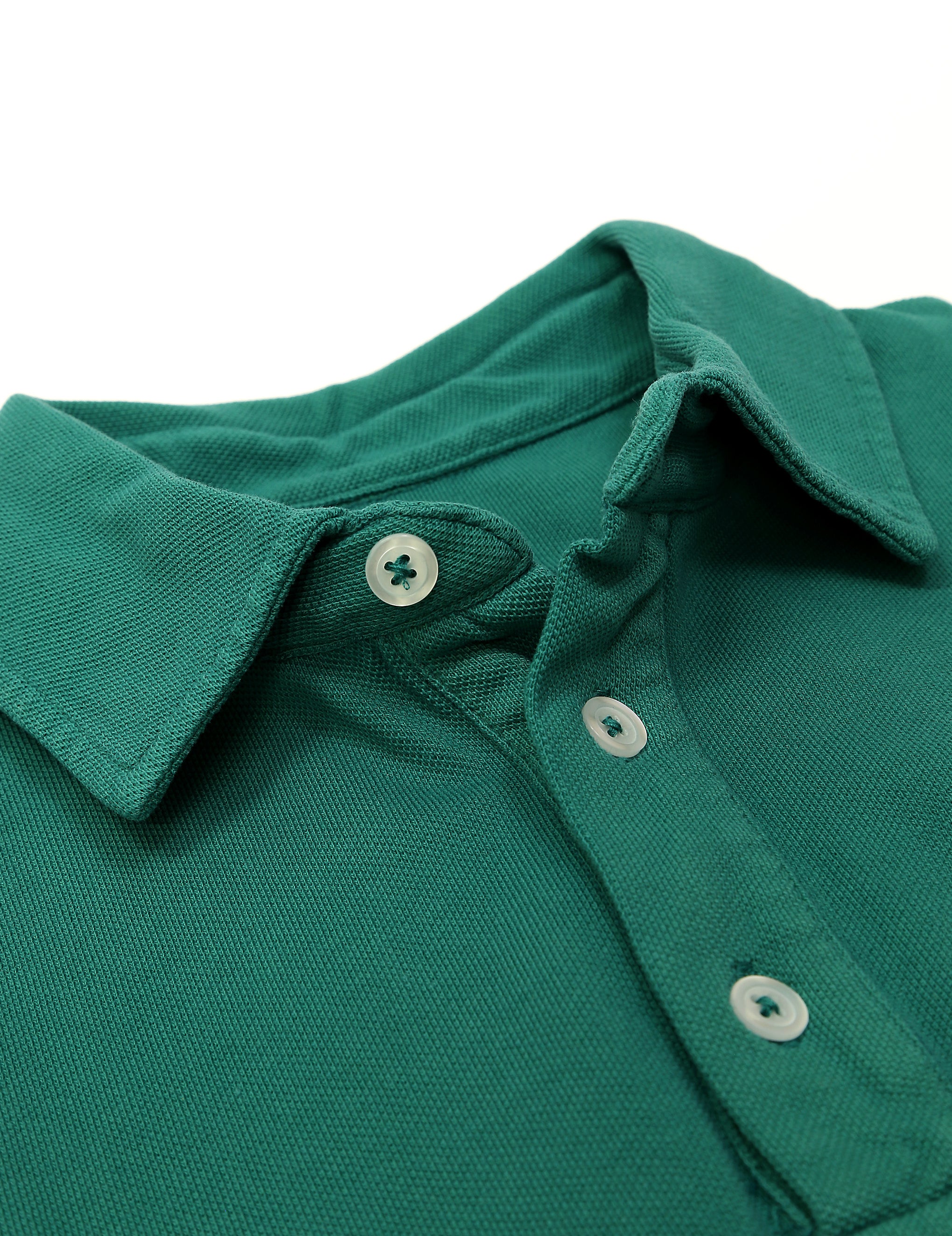 Polo pique lavado Verde claro