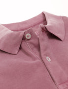 Polo manga corta lavado perdiz Rosa