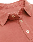 Polo jersey lavado Fresa