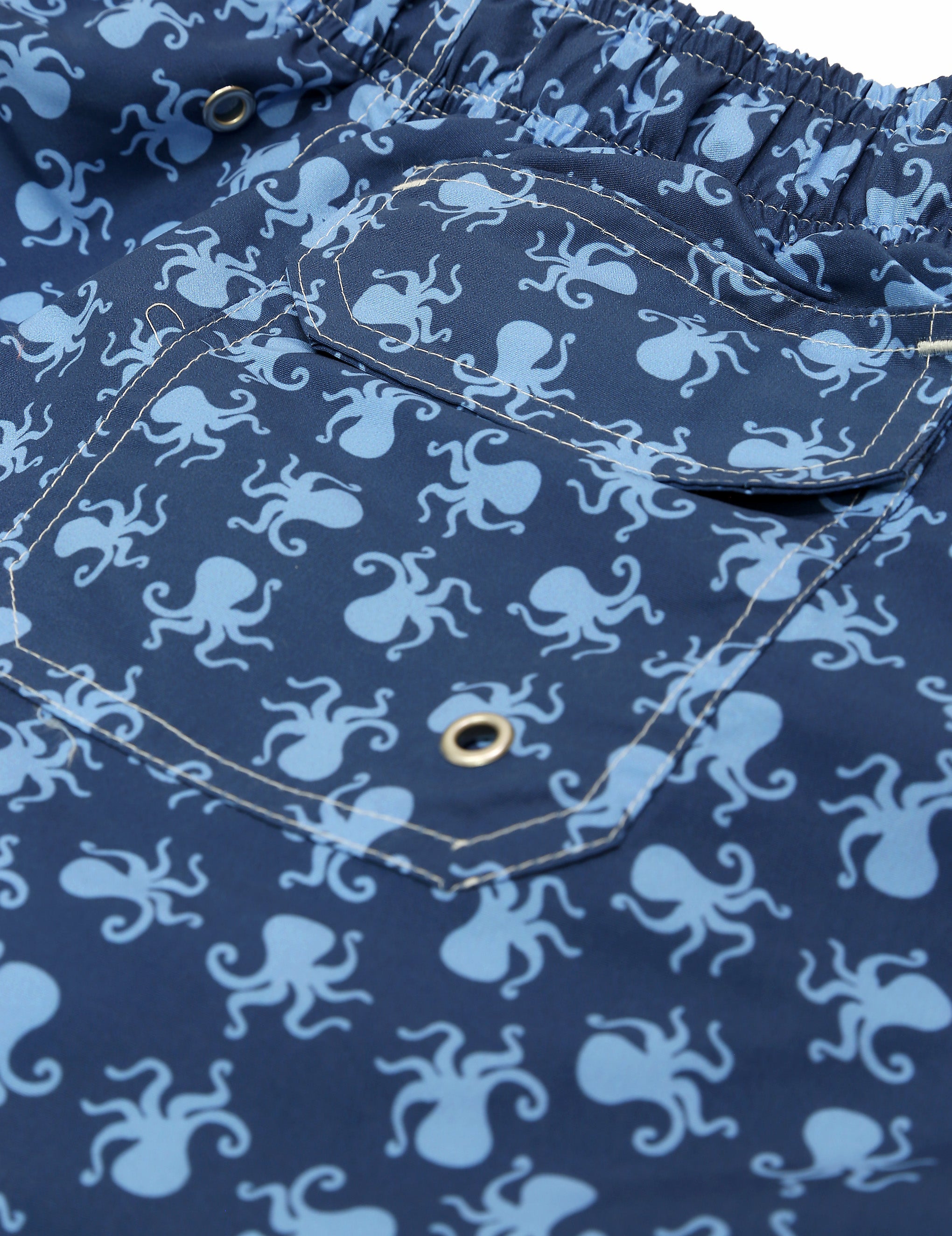Traje de baño pulpo Azul/azul