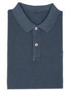 Polo manga corta lavado perdiz Azul oscuro