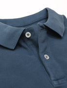 Polo manga corta lavado perdiz Azul oscuro