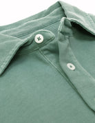 Polo pique lavado Verde oscuro