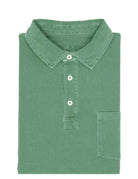 Polo jersey lavado Verde claro