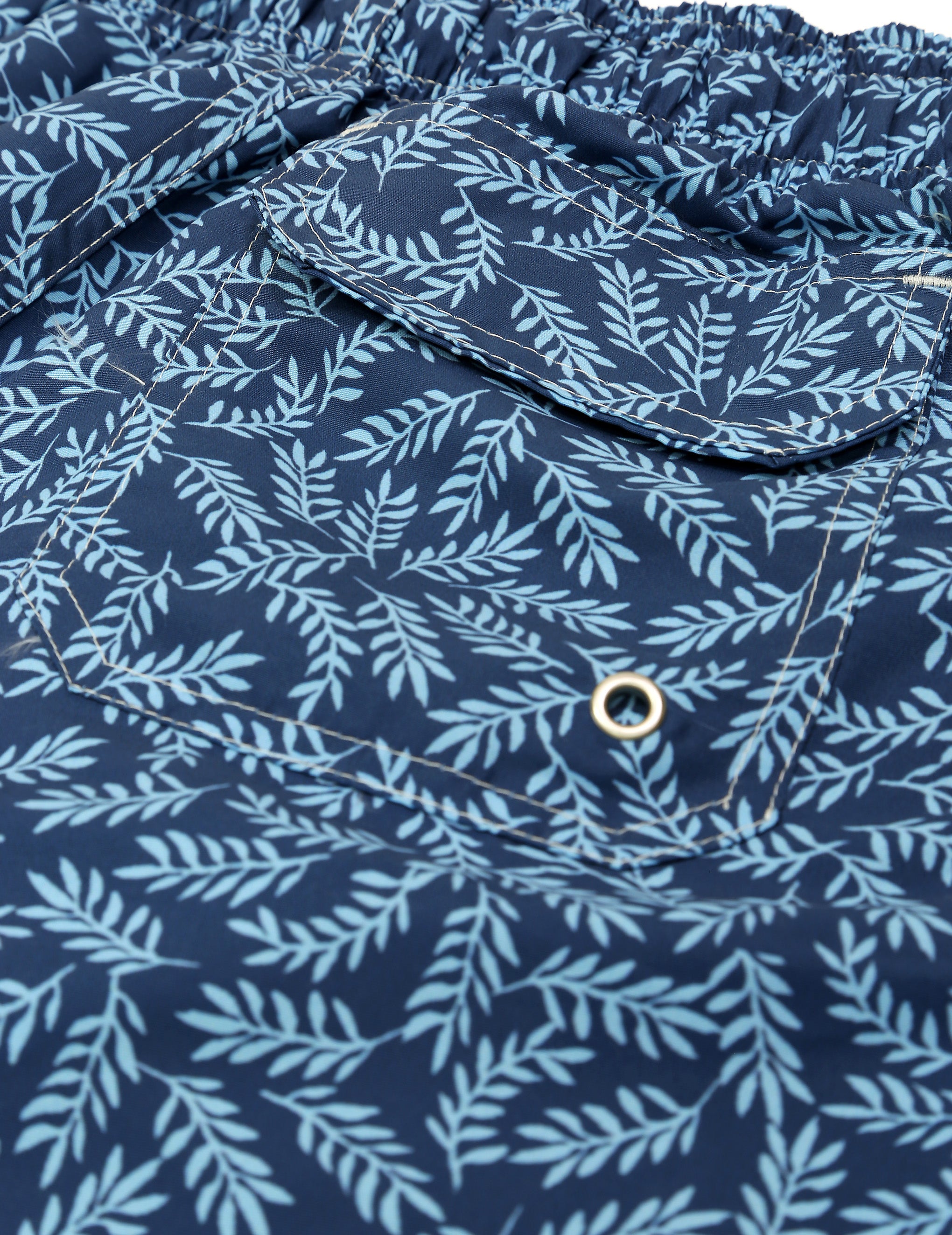 Traje de baño ramas bicolor Azul/azul