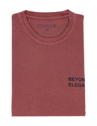 Camiseta lavada beyond Burdeos