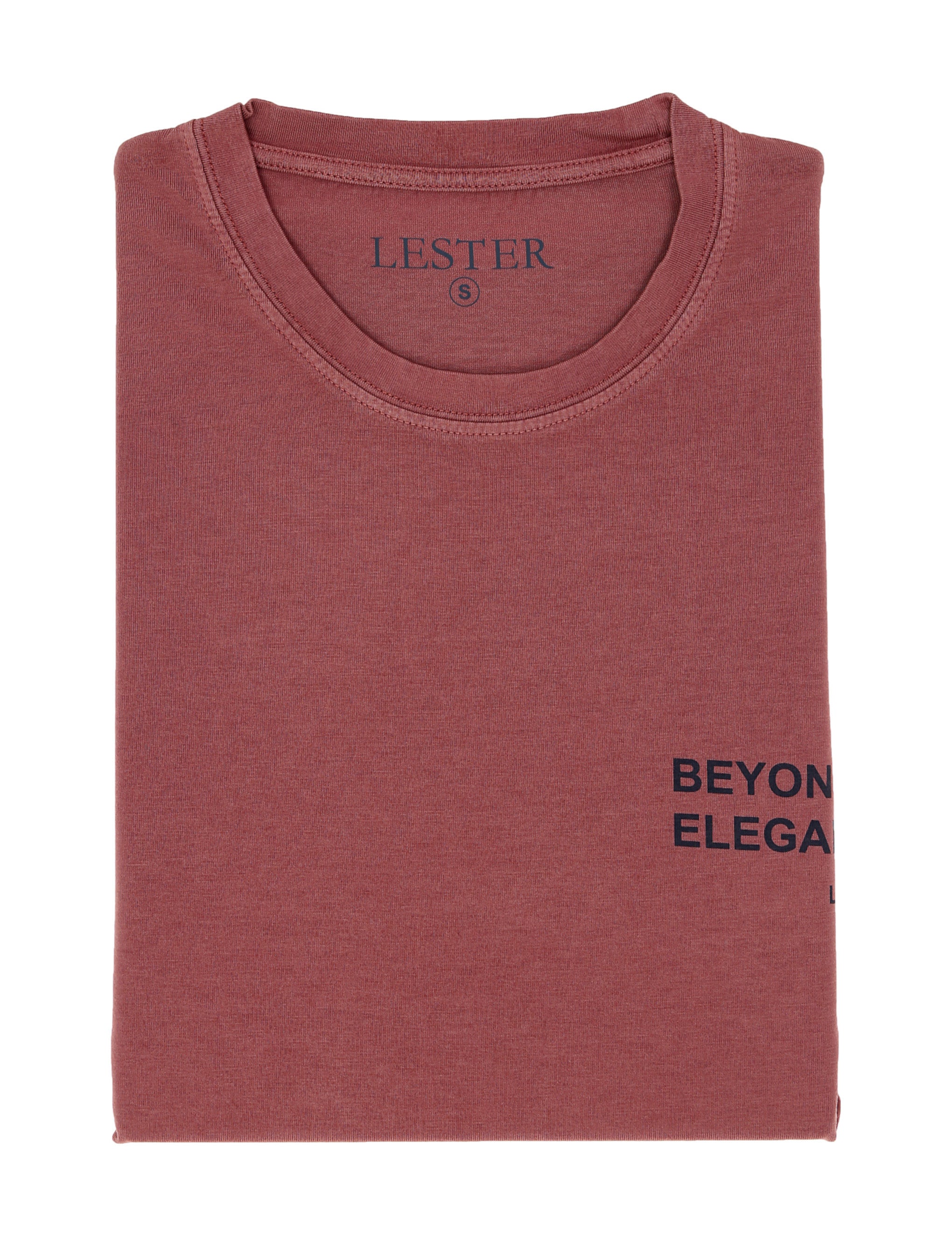 Camiseta lavada beyond Burdeos