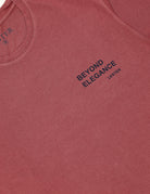 Camiseta lavada beyond Burdeos