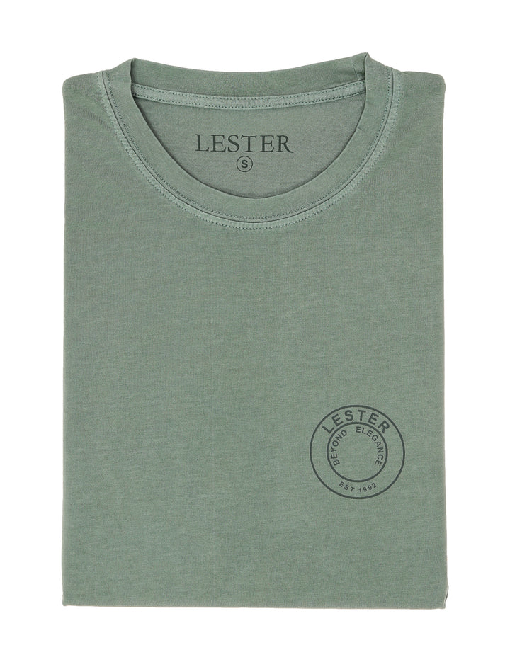 Camiseta lavada beyond circulo Verde