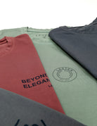 Camiseta lavada beyond circulo Verde