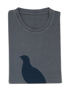 Camiseta lavada perdiz Azul