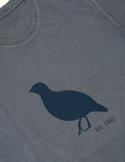 Camiseta lavada perdiz Azul