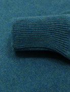 Jersey lana pico Verde agua