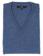 Jersey lana pico Azul medio