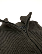 Cardigan  algodón cremallera Gris